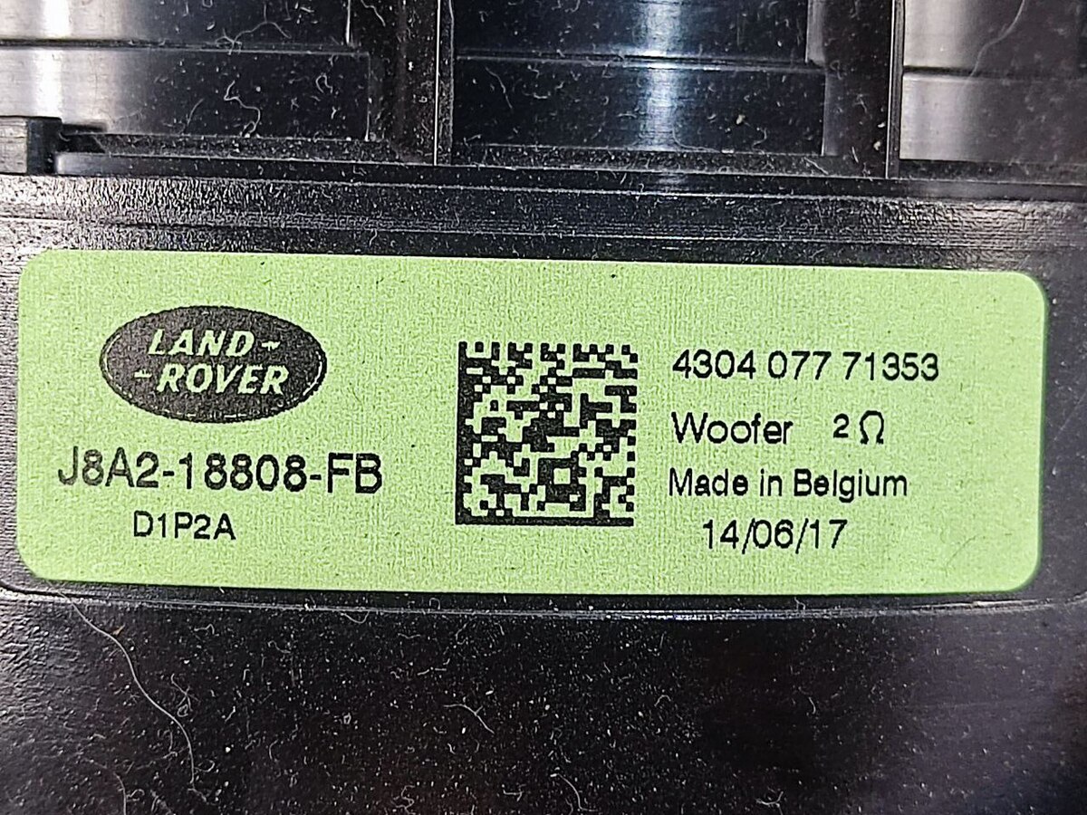 LR091170 Динамик RANGE ROVER VELAR (L560)